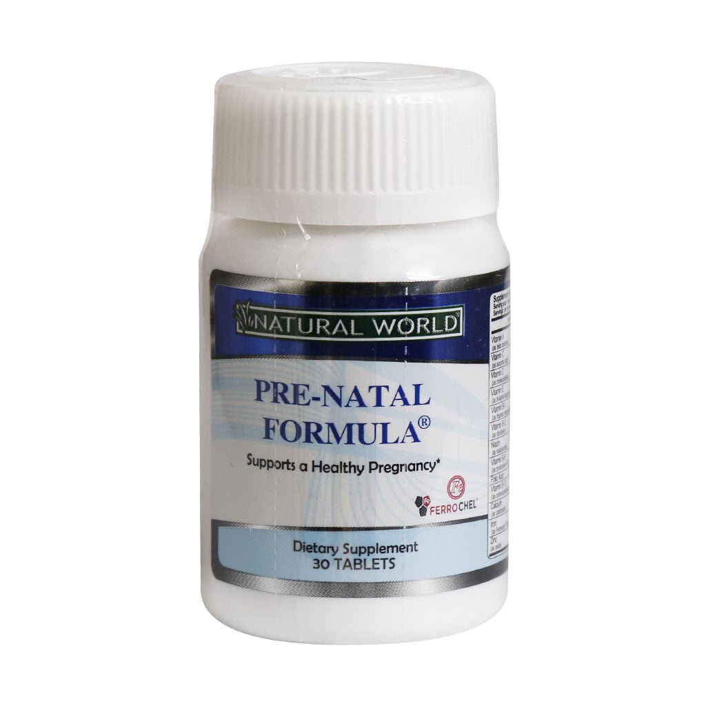 قرص پری - ناتال فرمولا PRE-NATAL FORMULA NATURAL WORLD