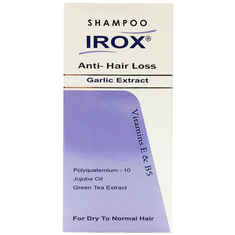 شامپو جلوگیری از ریزش مو ایروکس (عصاره سیر) ANTI - HAIR LOSS GARLIC EXTRACT IROX