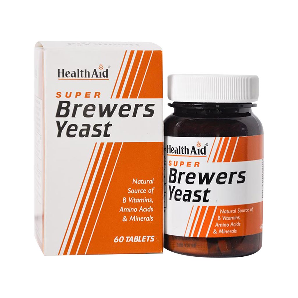 قرص مخمر آبجو هلث اید 60 عددی SUPER BREWERS YEAST HEALTH AID