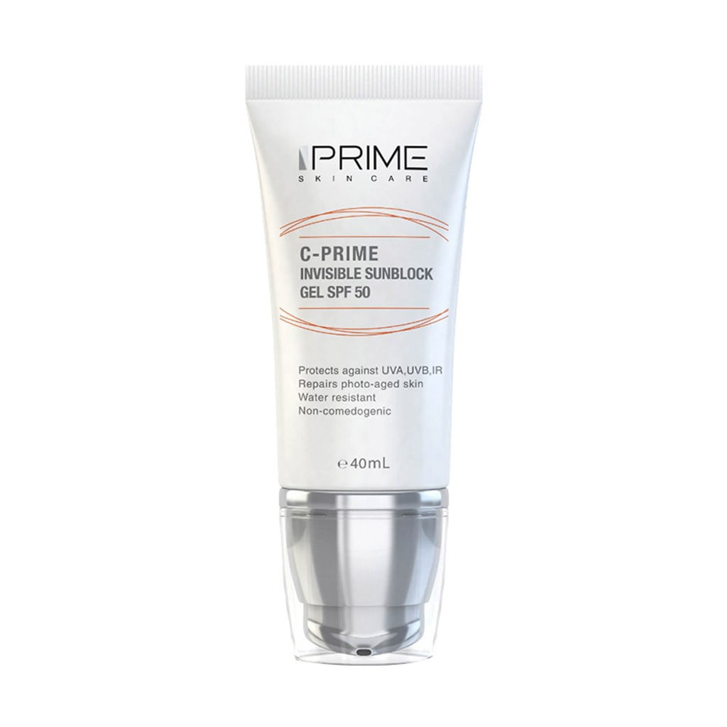 ژل ضد آفتاب حاوی ویتامین C پرایم C-PRIME INVISIBLE SUNBLOCK GEL SPF 50 PRIME