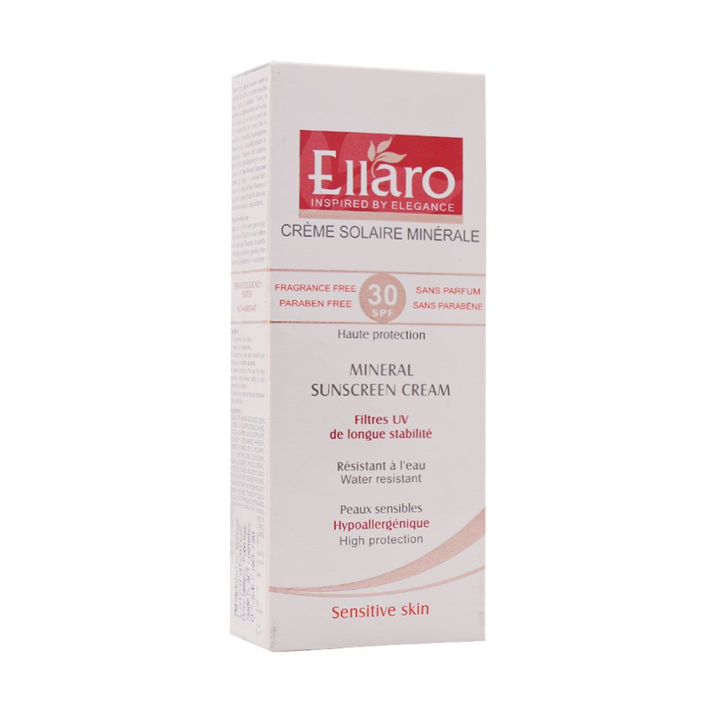 کرم ضد آفتاب مینرال الارو MINERAL SUNSCREEN CREAM SPF30 ELLARO