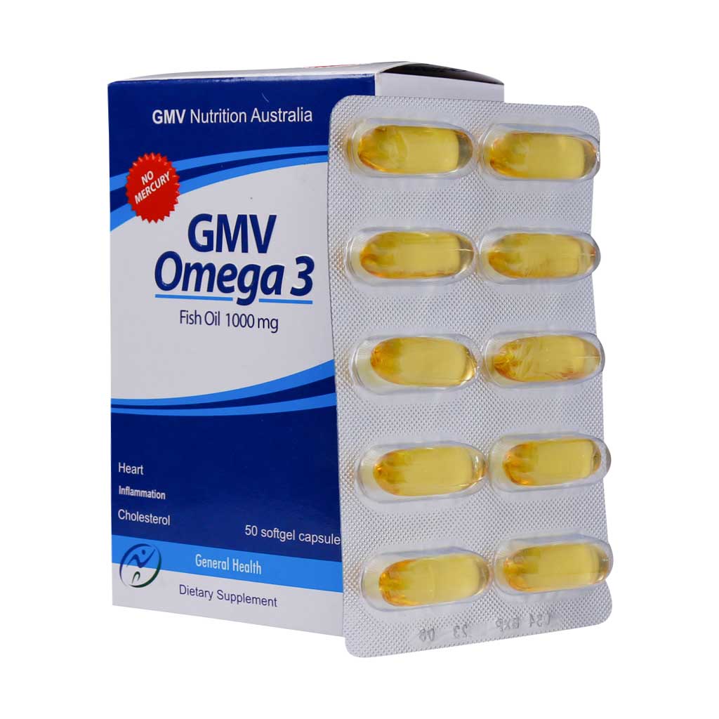 کپسول امگا 3 جی ام وی GMV OMEGA 3