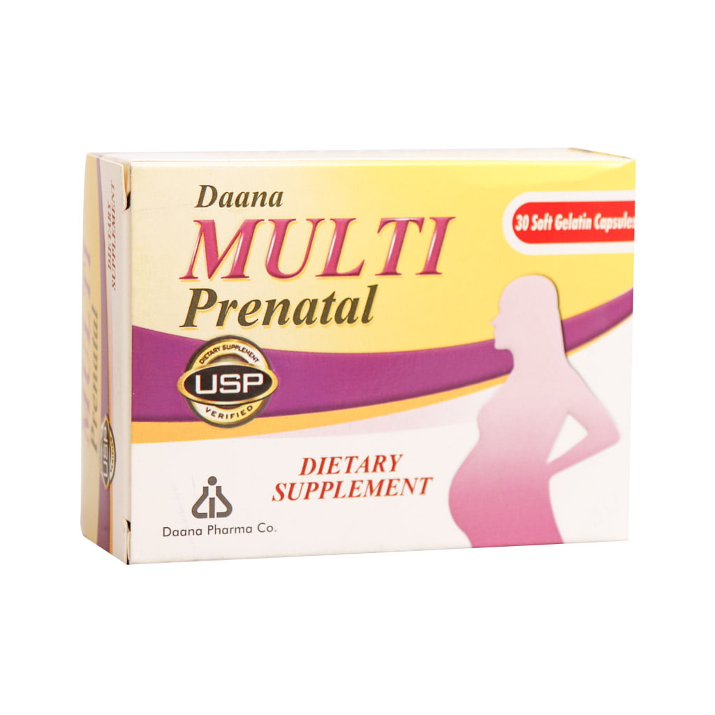 کپسول سافت ژل مولتی پریناتال دانا MULTI PRENATAL DAANA