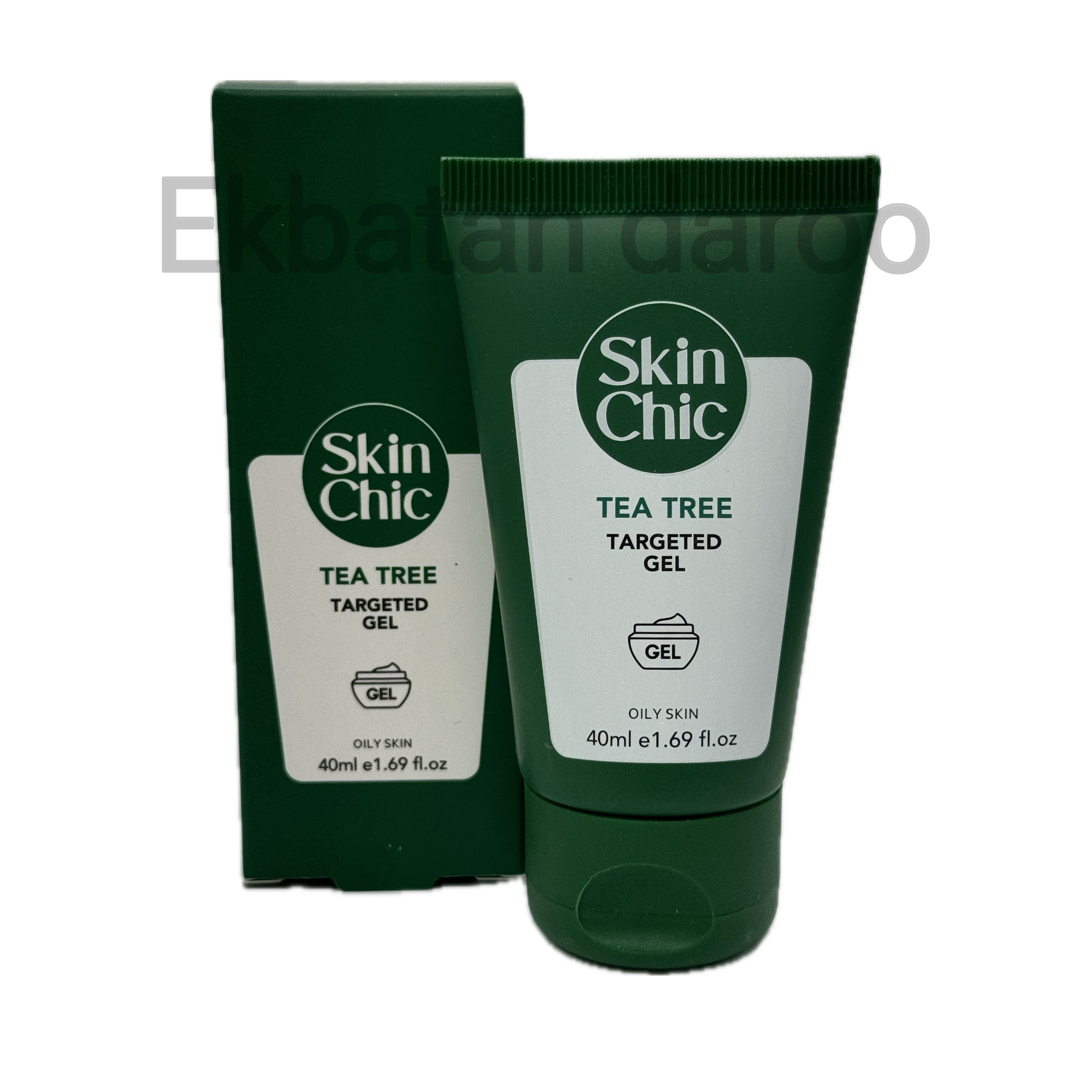 ژل کنترل کننده چربی حاوی عصاره روغن درخت چای اسکین شیک SKIN CHIC TEA TREE TARGETED GEL