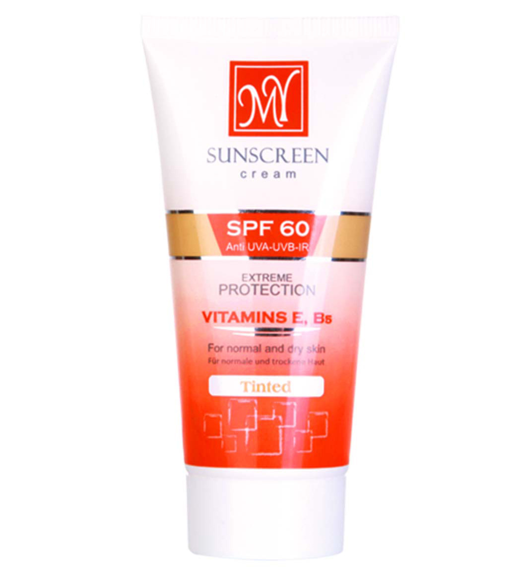 کرم ضد آفتاب اس پی اف 60 رنگی مخصوص نرمال و خشک مای MY SPF 60 EXTREME PROTECTION SUNSCREEN CREAM