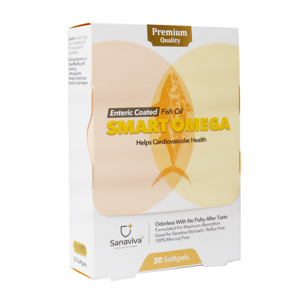 سافت ژل اسمارت امگا ساناویوا ۳۰ عدد SANAVIVA SMART OMEGA ۳۰ SOFTGELS